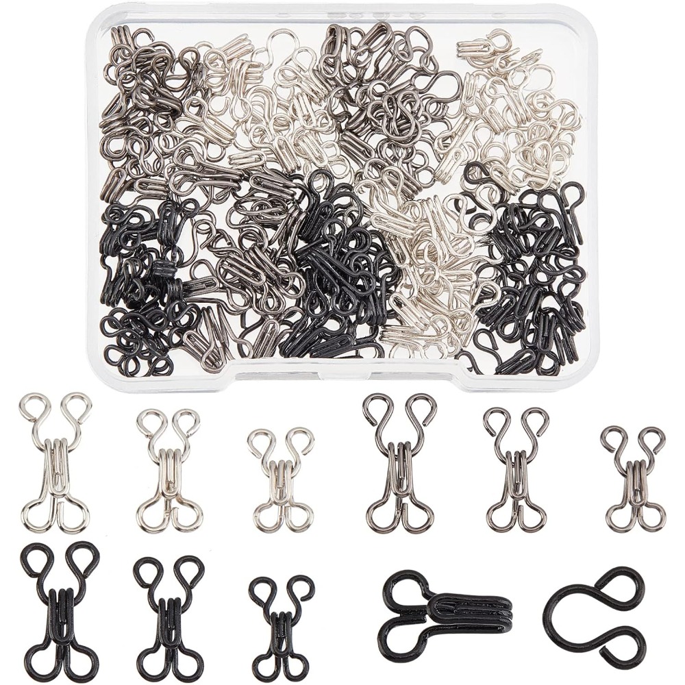Sewing Jackets - 90 Sets 3 Sizes Sewing Hooks