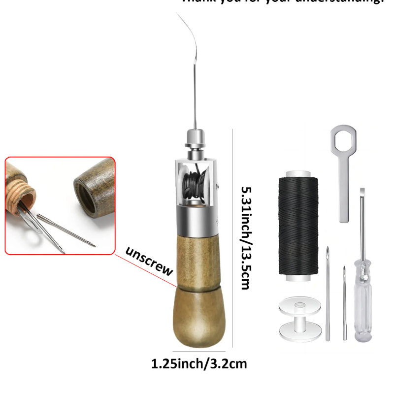 Professional Leather Sewing Aw - Textile Sewing Kit recension och pris
