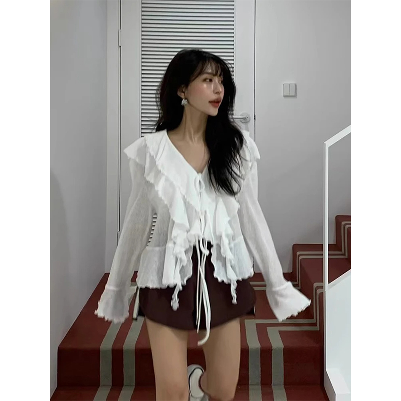 MEXZT Cropped White Shirts Wom - Sewing V recension och pris