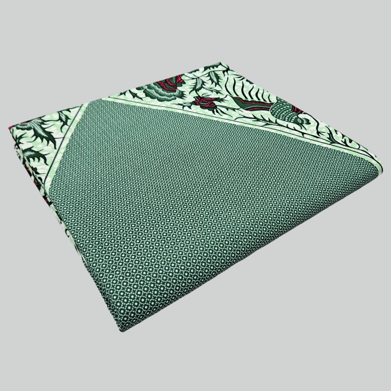 6Yards Long Printed Gray Green - Sewing Batik recension och pris