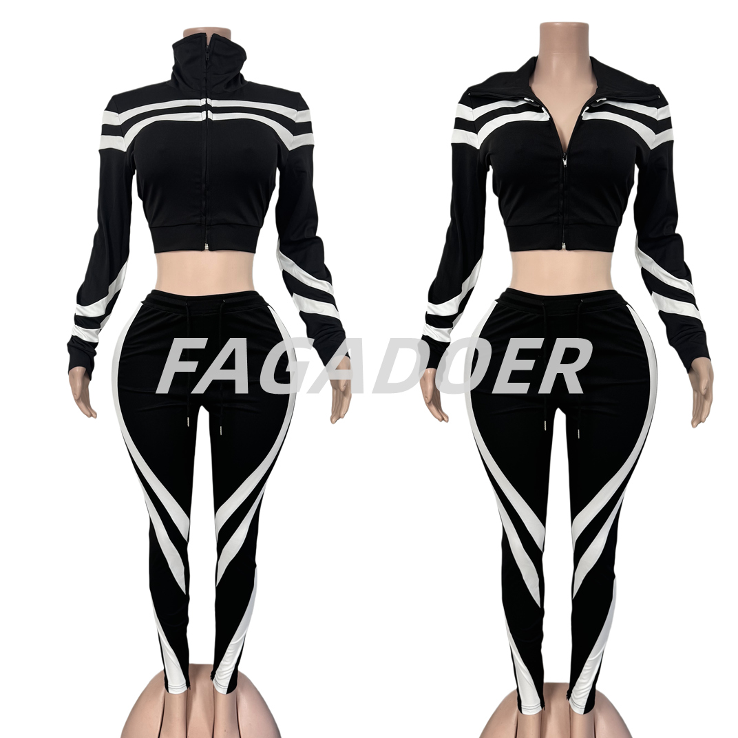 FAGADOER Women 2 Piece Tracksu - Sewing Jackets recension och pris