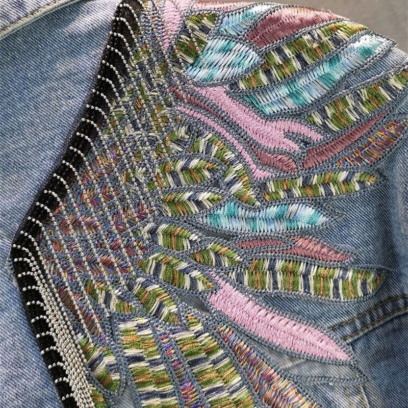 2026 New AutumnFashion Rivet W - Sewing Jackets recension och pris