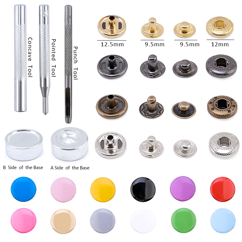 Leather Snap Buttons Fasteners - Button Hole Cutter recension och pris