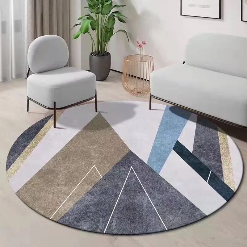~O~Geometric Round Rug with Mo - Century Textile & Sewing Supply By Owner recension och pris