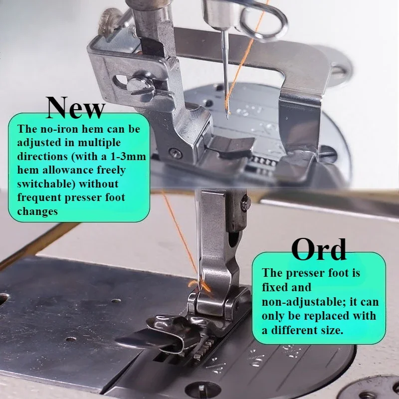 Adjustable No-Iron Hemmer Foot - Sewing Expert recension och pris
