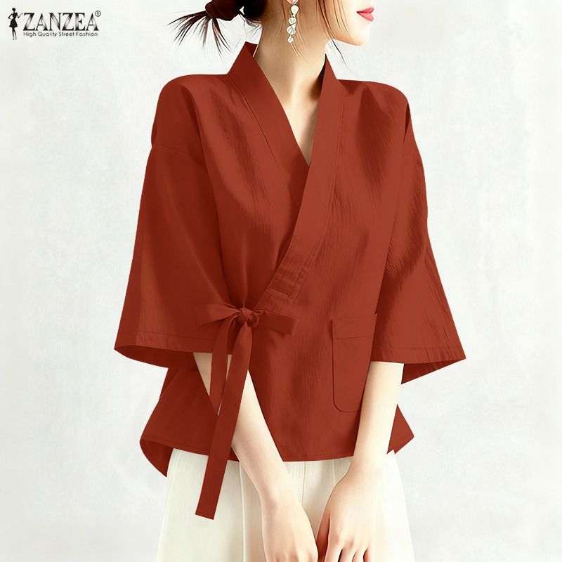2026 ZANZEA Summer Cross V Nec - Sewing V recension och pris