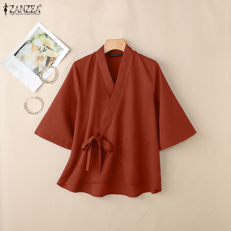 2026 ZANZEA Summer Cross V Nec - Sewing V recension och pris