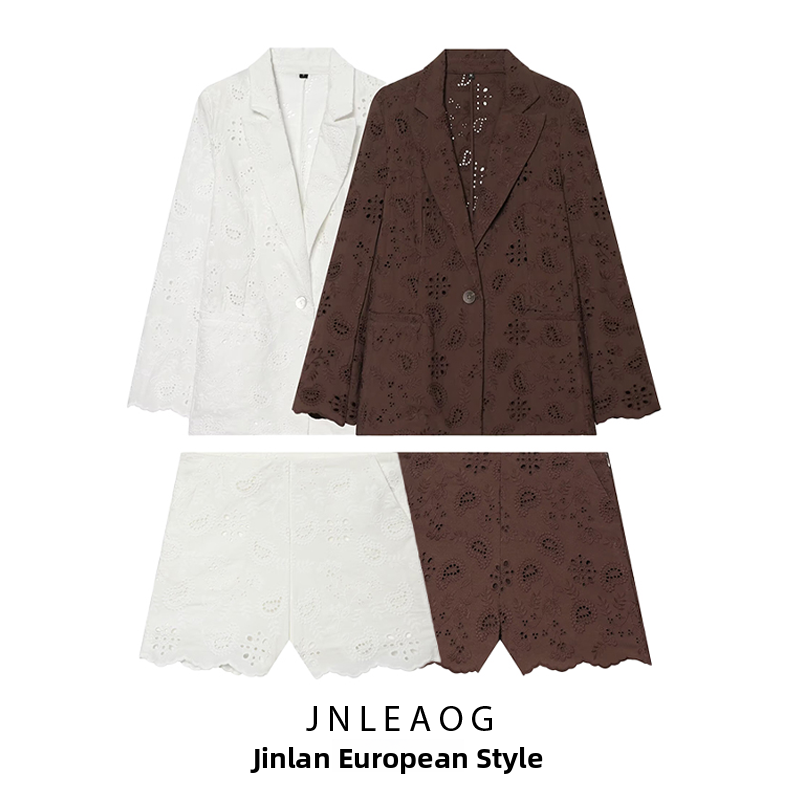 JNLEAOG Women's Slim Fit Suit  - Shoulder Pad Set In recension och pris
