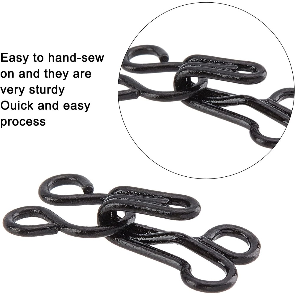 90 Sets 3 Sizes Sewing Hooks a - Sewing Jackets recension och pris
