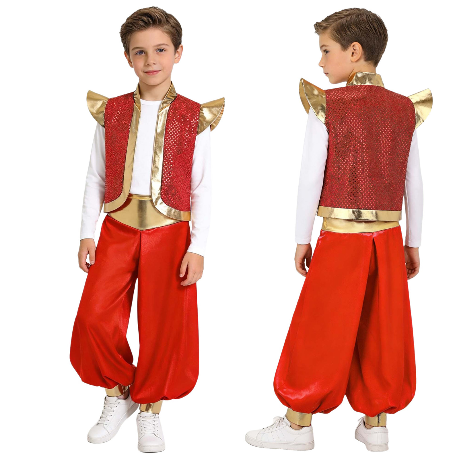Boys Arabian Cosplay Costumes  - Shoulder Pad Set In recension och pris