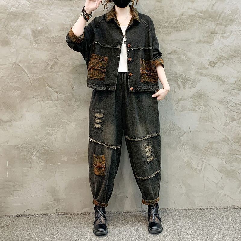 Autumn Winter Women Retro Cowb - Sewing Jackets recension och pris